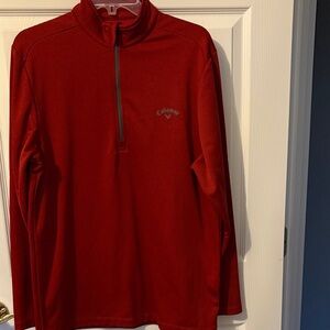 Callaway Crimson Quarter-Zip Top